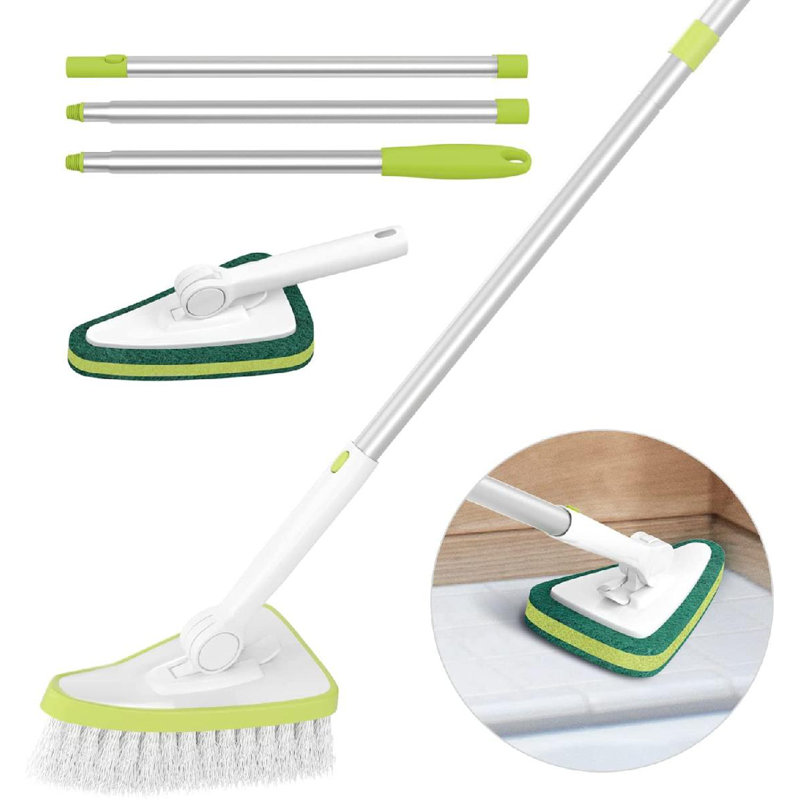 mingbaoge Shower Scrubber Extendable Tub And Tile Scrubber Tools with handle Cleaning Brushes